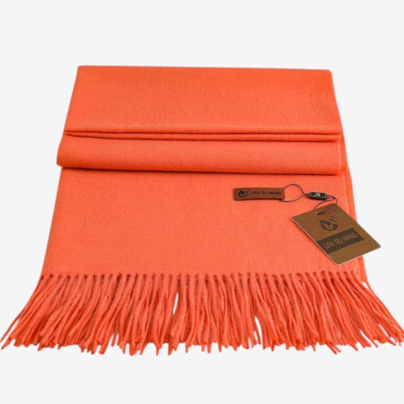 Maria – Grote Sjaal met Decoratief Kwastje Ontwerp