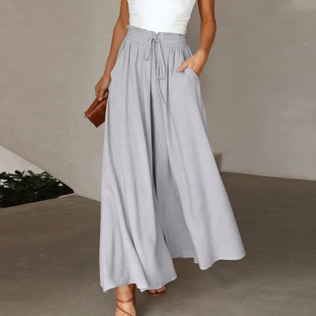 Greta - Chique en comfortabele lange rok met hoge taille