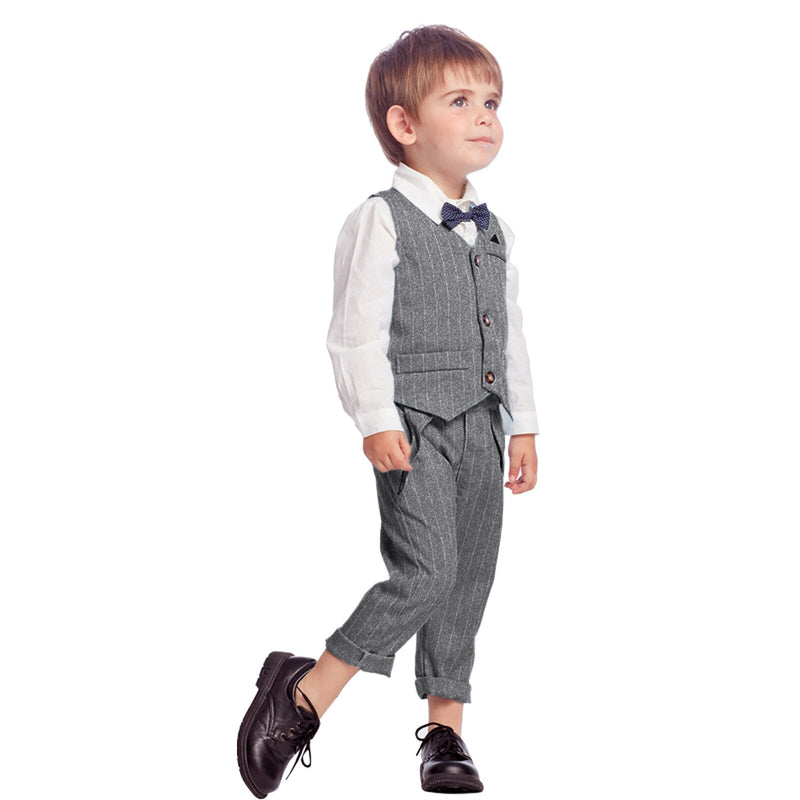 Jayden – Klassieke 3-delige set met mouwloos vest en casual broek