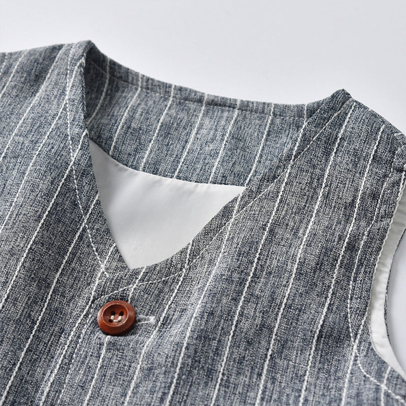 Jayden – Klassieke 3-delige set met mouwloos vest en casual broek