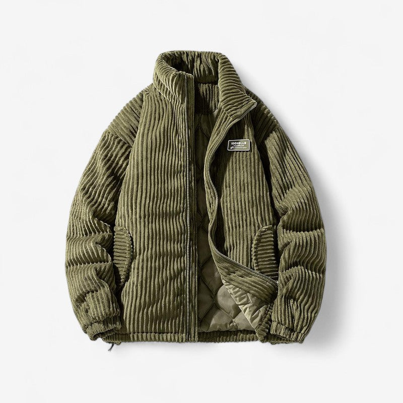 ZipGuard – Lange Mouwen Jas met Ritssluiting en Opstaande Kraag