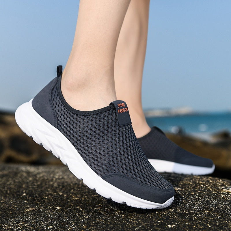James – Klassieke lichtgewicht sneakers met een ademend design en veilige pasvorm
