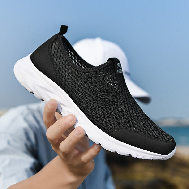 James – Klassieke lichtgewicht sneakers met een ademend design en veilige pasvorm