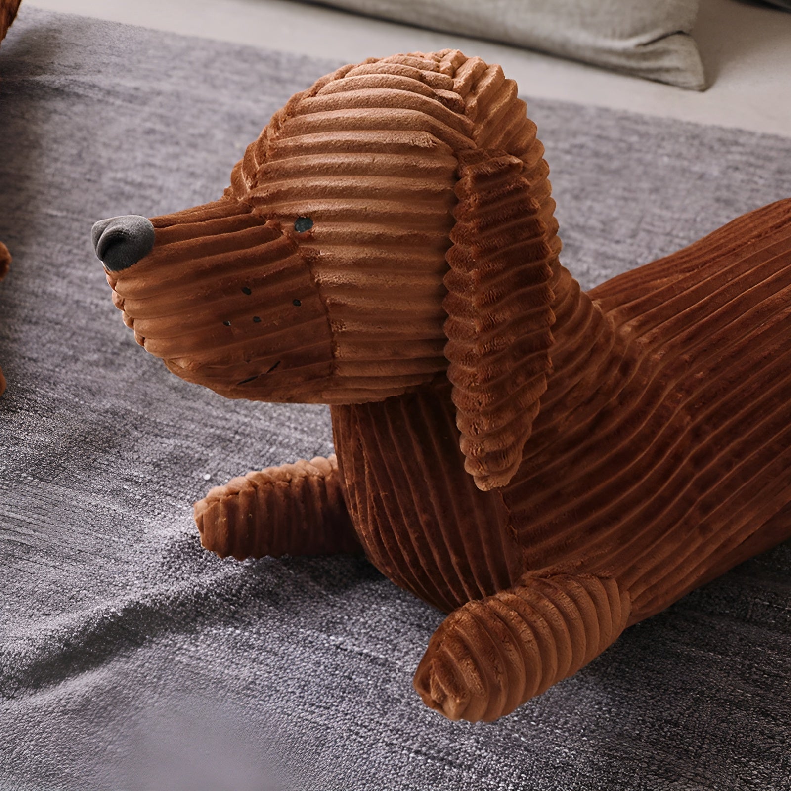 CuddlePup - Zacht teckel pluche kussen voor ultiem comfort