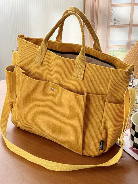 Cayla - Vielseitige Große Kapazität Umhängetasche Mit mehreren Taschen