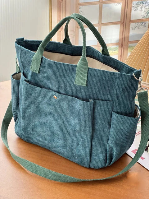 Cayla - Vielseitige Große Kapazität Umhängetasche Mit mehreren Taschen
