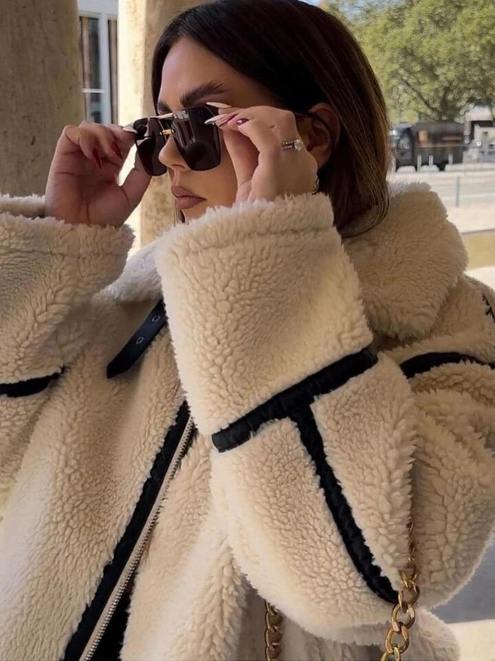 Naomi - Veelzijdige Teddy-Jas Voor Moderne Mode