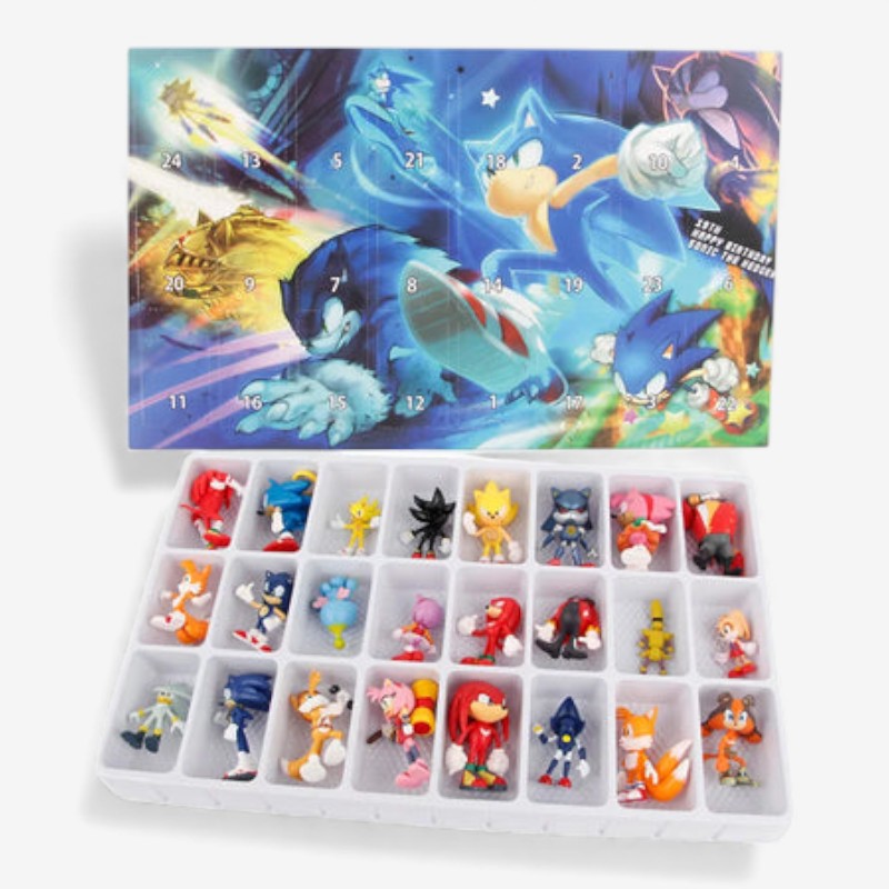 GameVerse – Kerst Adventskalender met Mario en Sonic Figuren