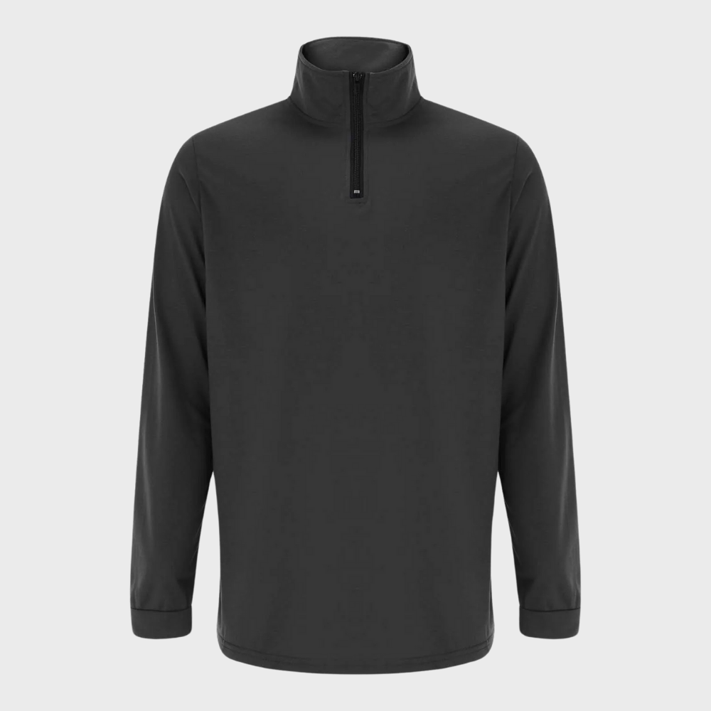 Ethan – Stijlvolle half-zip pullover sweatshirt met lange mouwen