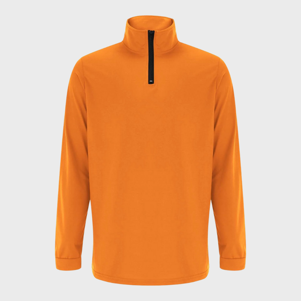Ethan – Stijlvolle half-zip pullover sweatshirt met lange mouwen