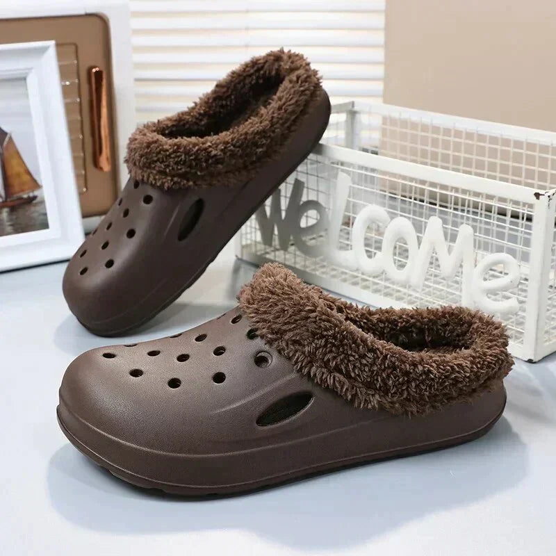 Devin - Knusse en Stijlvolle Unisex Bont Slipper