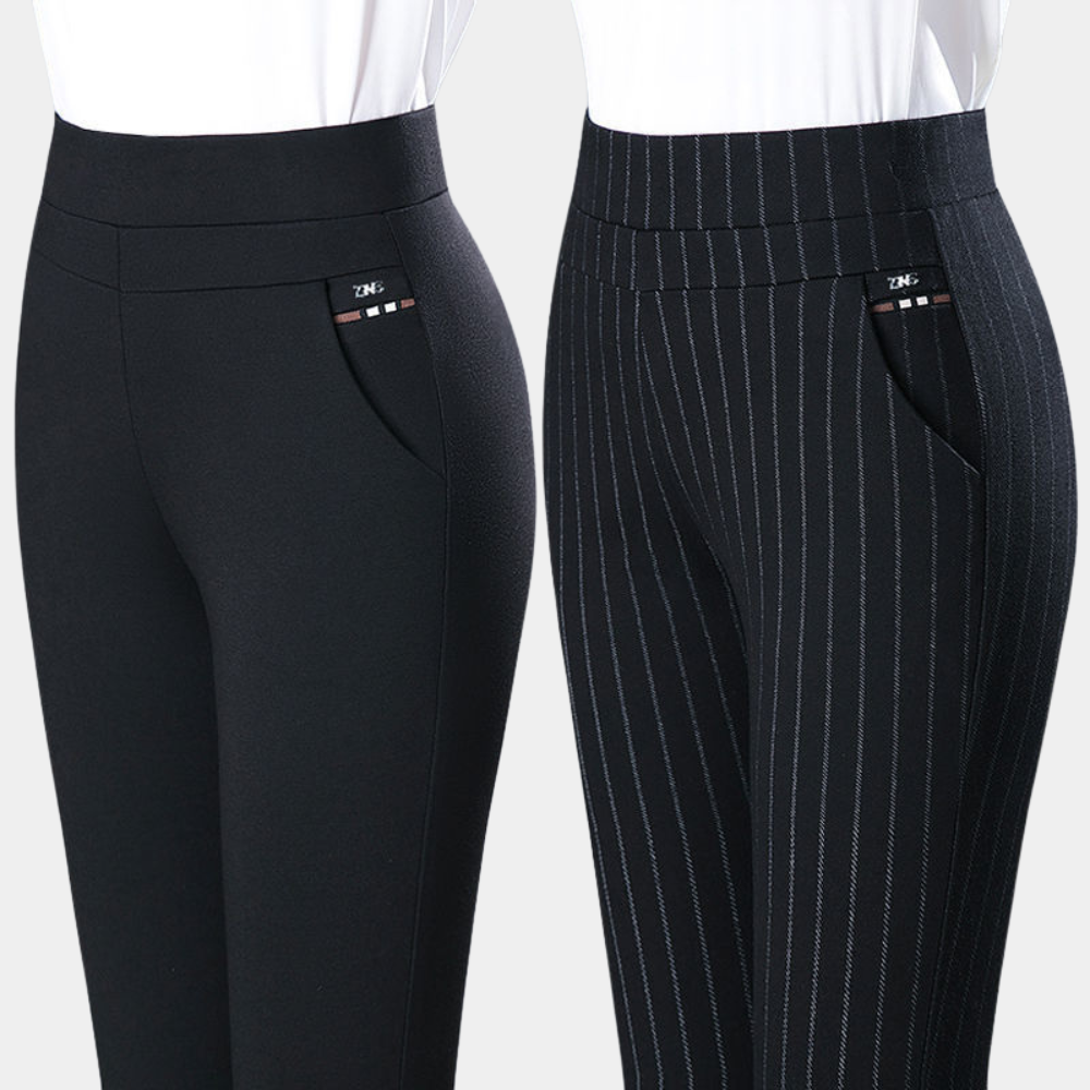 Elise – Stijlvolle Hoge Taille Broek met Rekbaar Ontwerp