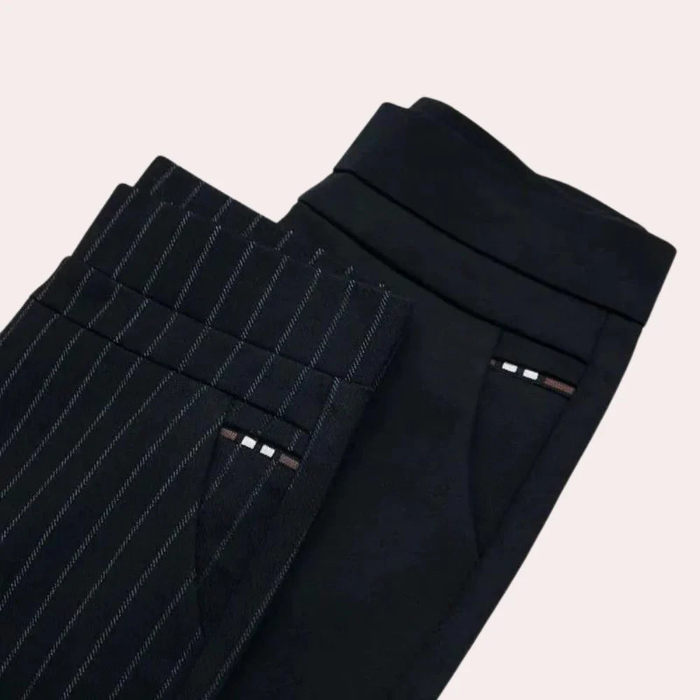 Sophie - Stretchbroek met hoge taille en zakken
