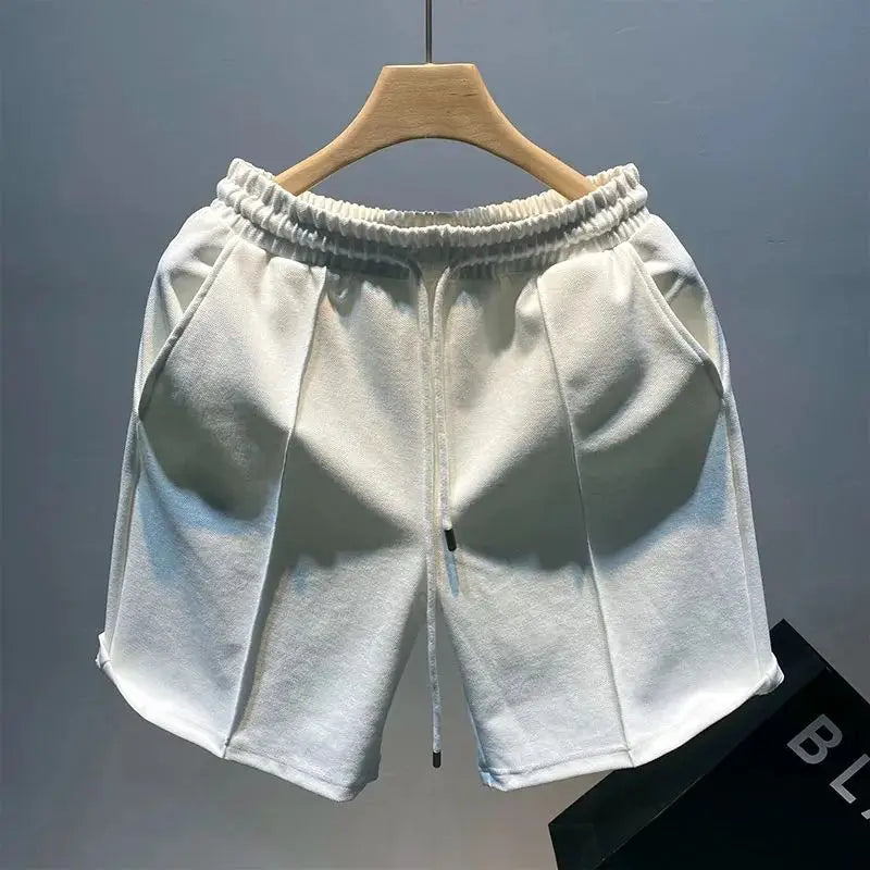 Leo - Relaxed-fit shorts met verstelbaar trekkoord en stijlvolle plooien aan de voorkant