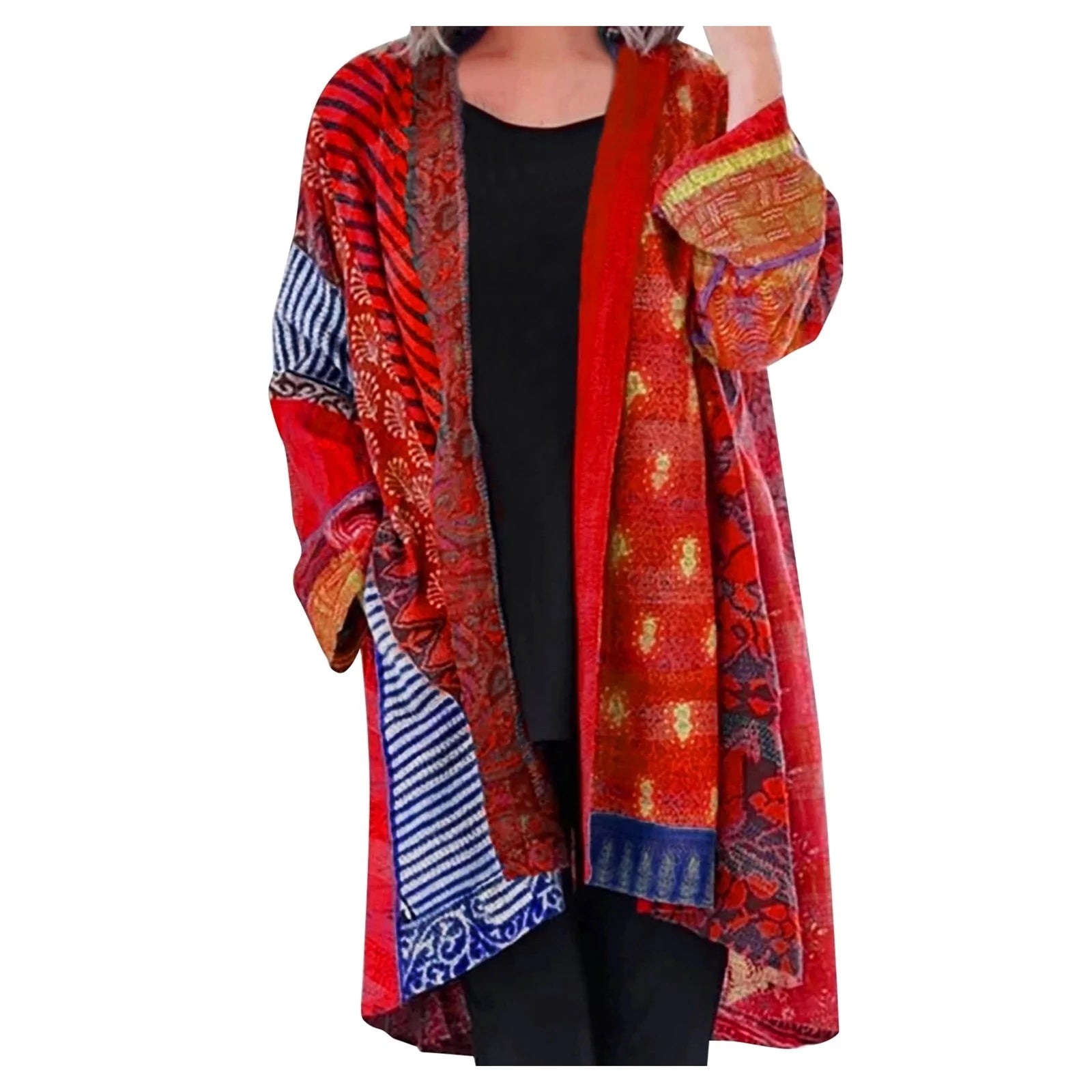 Lily – Elegante lange mouw cardigan met zak en relaxte pasvorm