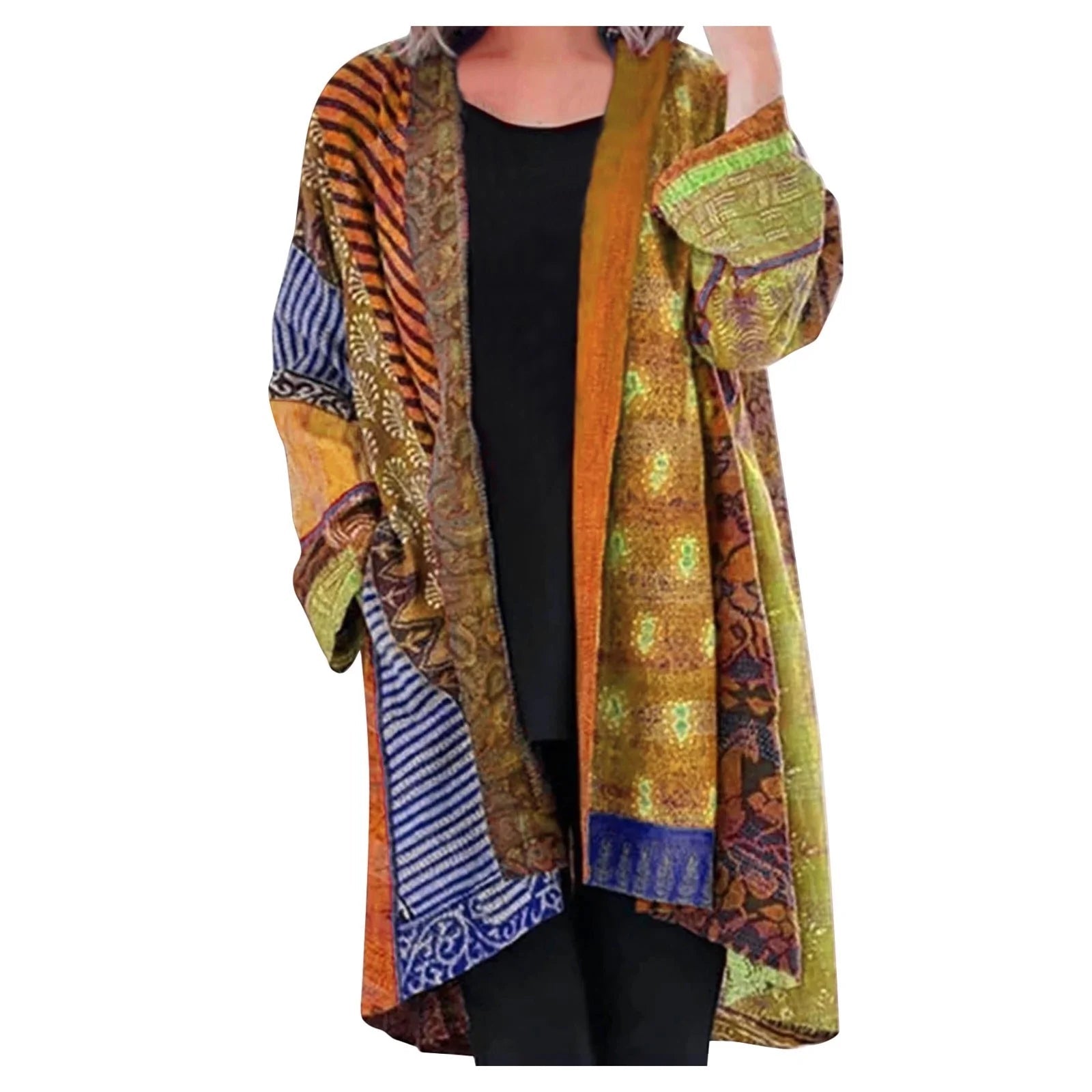 Lily – Elegante lange mouw cardigan met zak en relaxte pasvorm