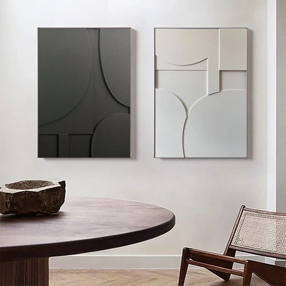 VisionCraft - Geraffineerde abstracte kunstdecoratie voor inspirerende thuisruimtes