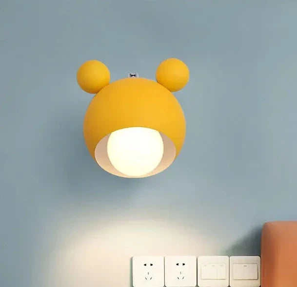 CharmGlow - Knusse Mickey Mouse Wandlamp voor kinderkamers