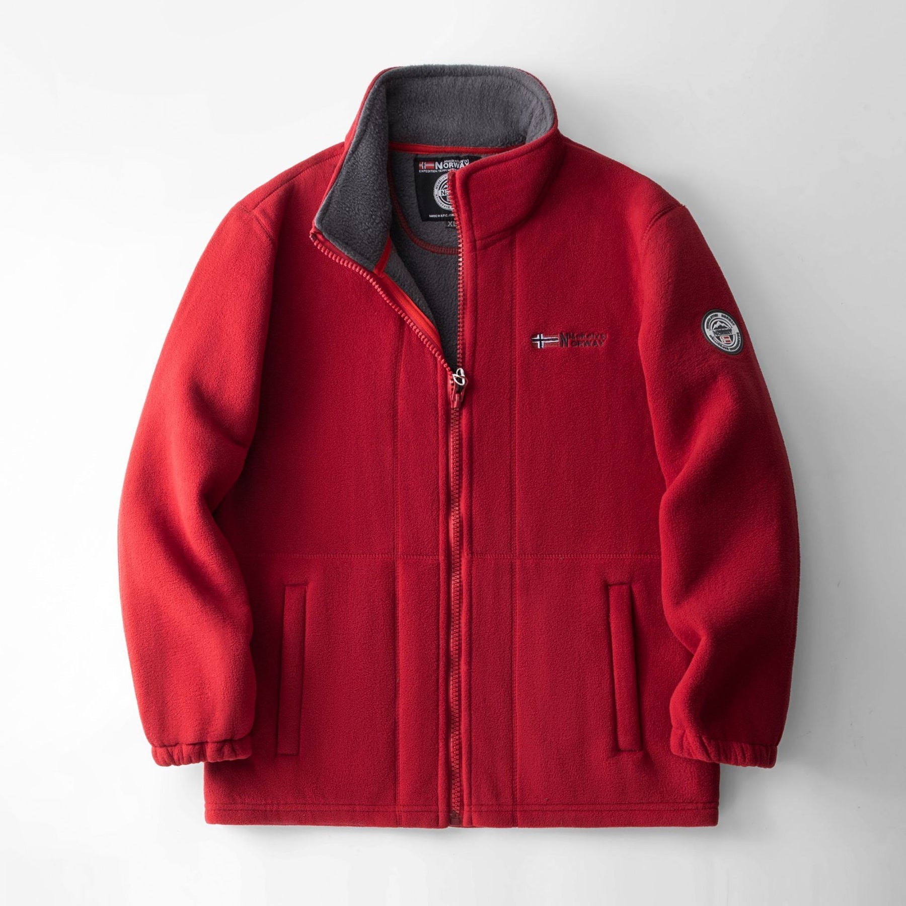 Andreas - Stijlvolle fleece jas met ritssluiting en praktische zakken