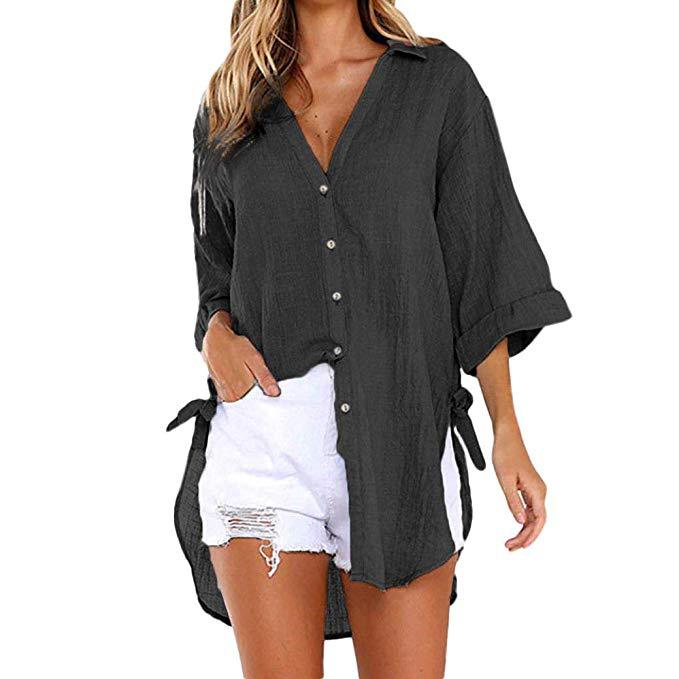 Sophie - Flatterende button-down met eigentijdse details