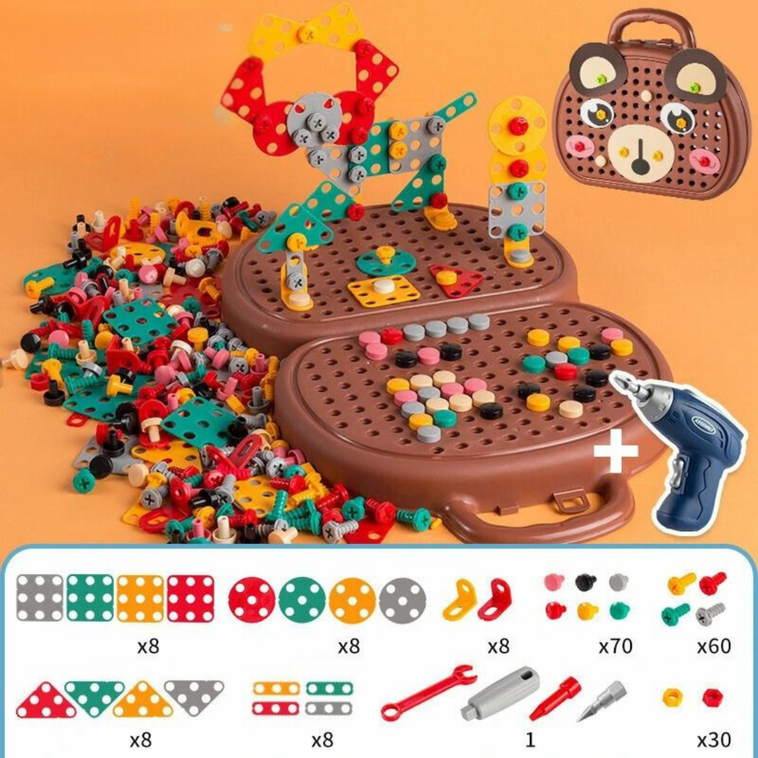 SkillMaster - Creatieve gereedschapsset voor kinderen om te bouwen en te ontdekken