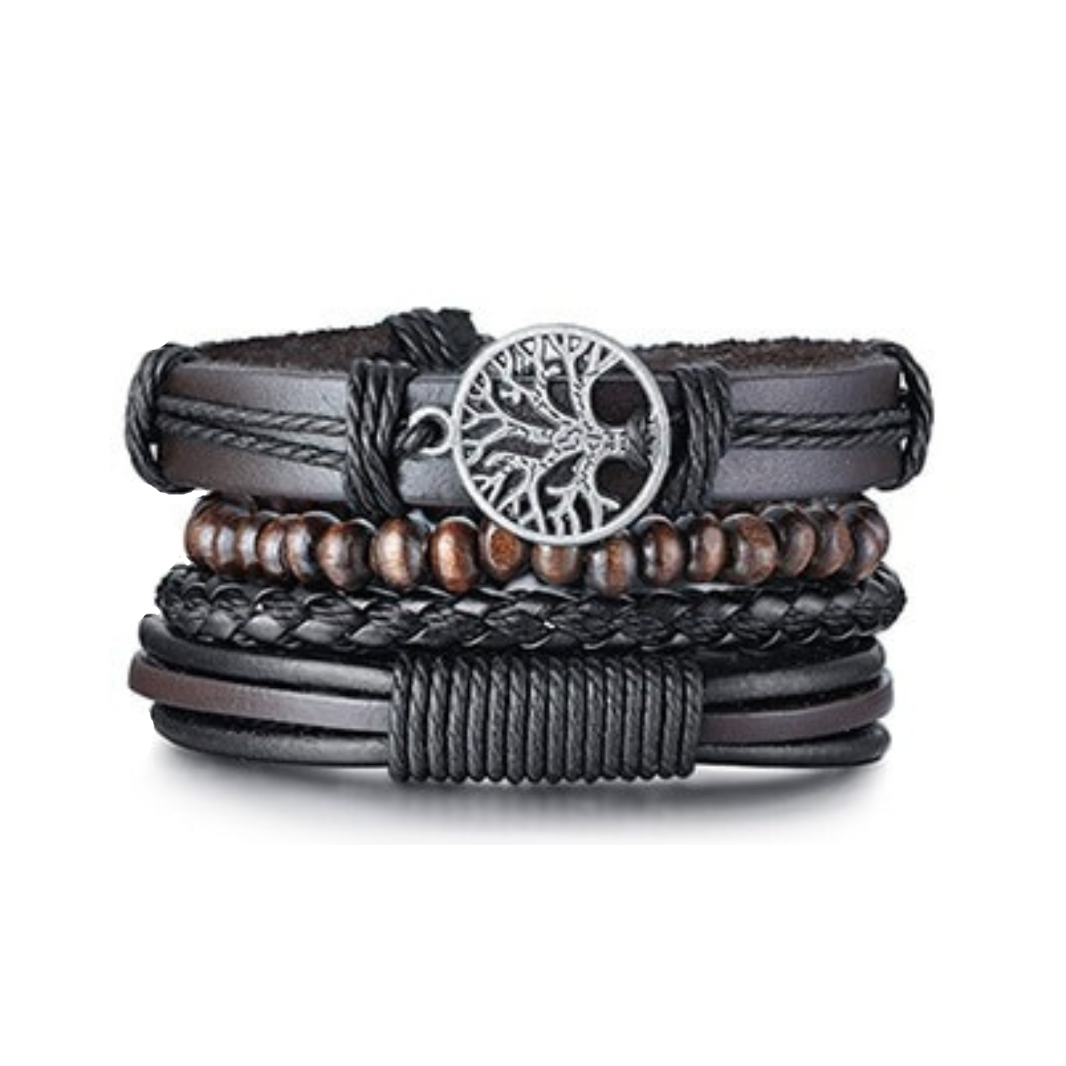 George - Vintage levensboomarmband symboliseert groei, kracht en overvloed