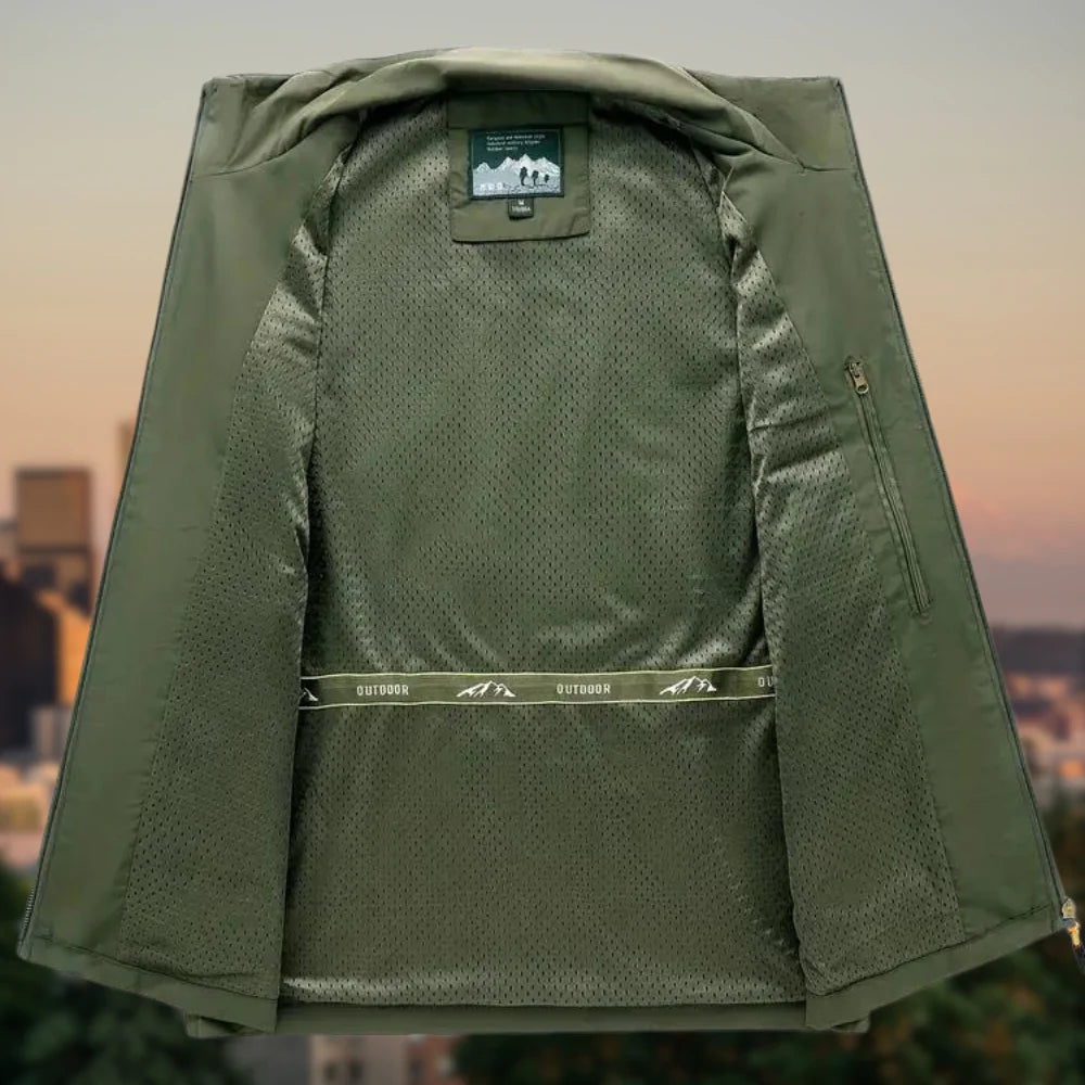 Harry - Casual vest met omgeslagen kraag voor een gepolijste look
