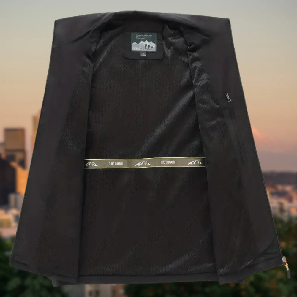 Harry - Casual vest met omgeslagen kraag voor een gepolijste look