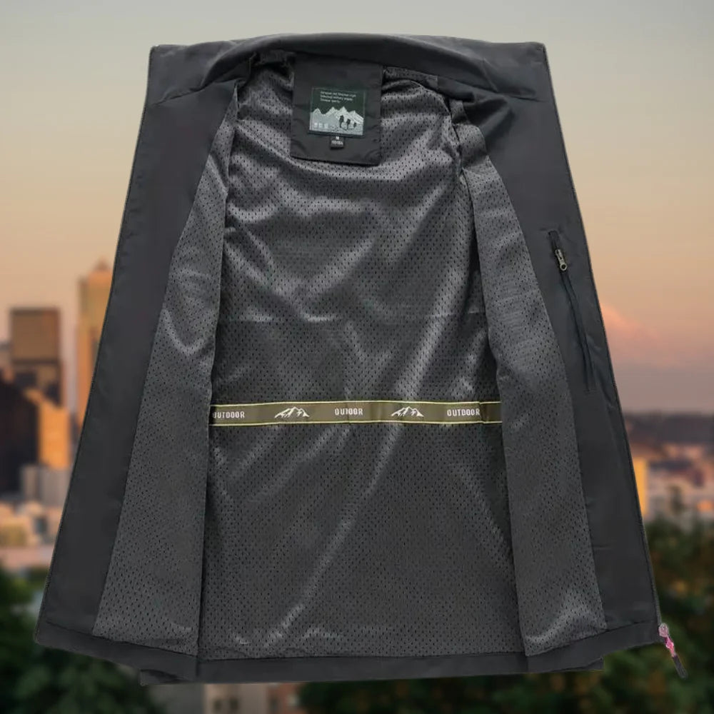 Harry - Casual vest met omgeslagen kraag voor een gepolijste look