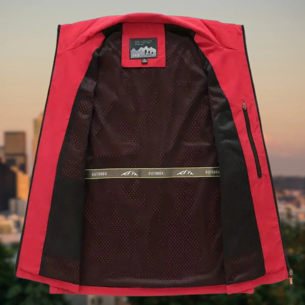 Harry - Casual vest met omgeslagen kraag voor een gepolijste look