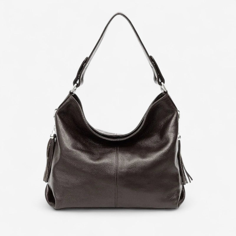 Marie – Schoudertas met verstelbare riemen en kwastontwerp