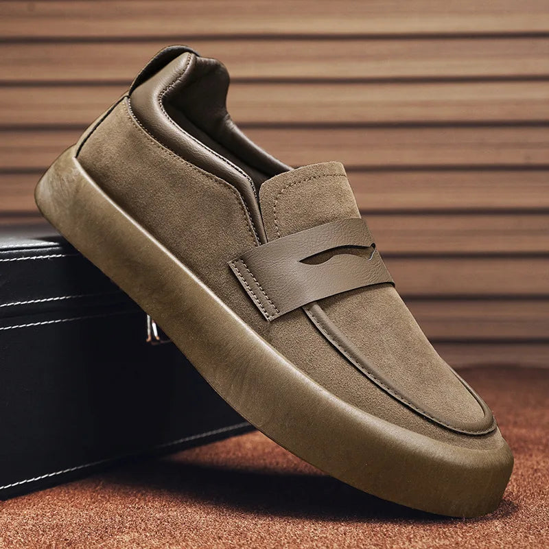 Daniel - Slanke Slip-On Loafers met Antislipzool