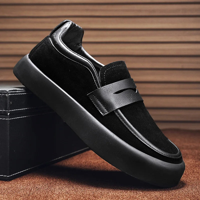 Daniel - Slanke Slip-On Loafers met Antislipzool