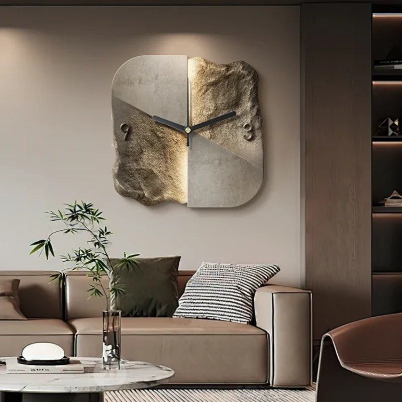 LuxClock- Wandklok met abstract ontwerp voor een elegante touch