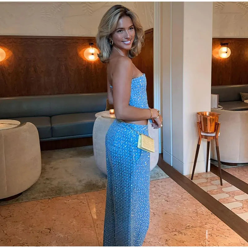 Hailey - Tweedelige Set met Strapless Topje