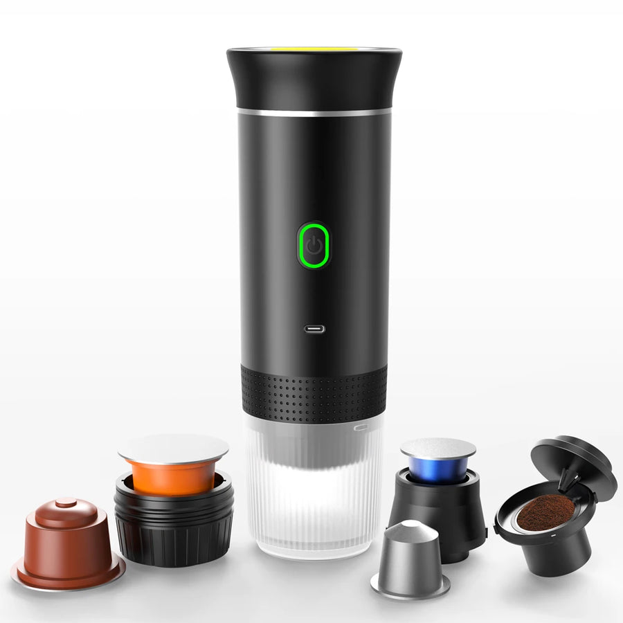 CoffeeGlow - Compact en efficiënt koffiezetapparaat voor elk avontuur