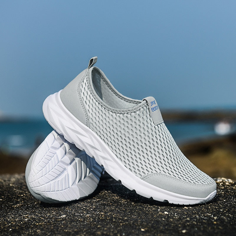 James – Klassieke lichtgewicht sneakers met een ademend design en veilige pasvorm