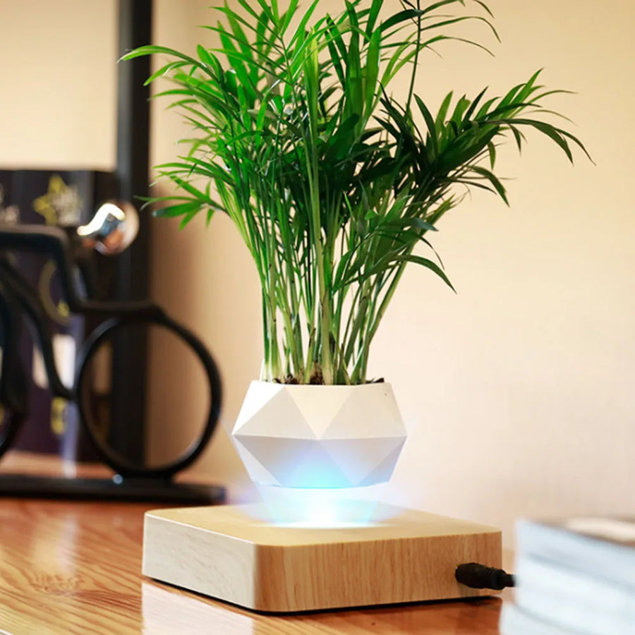 OrbitGrow - Futuristische drijvende plantenbak met een fascinerende 360° rotatie