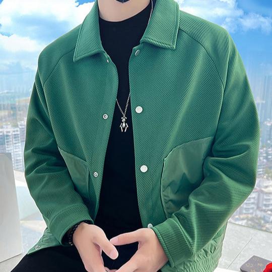 Alwin - Stijlvolle Button-Down jas met praktische zakken