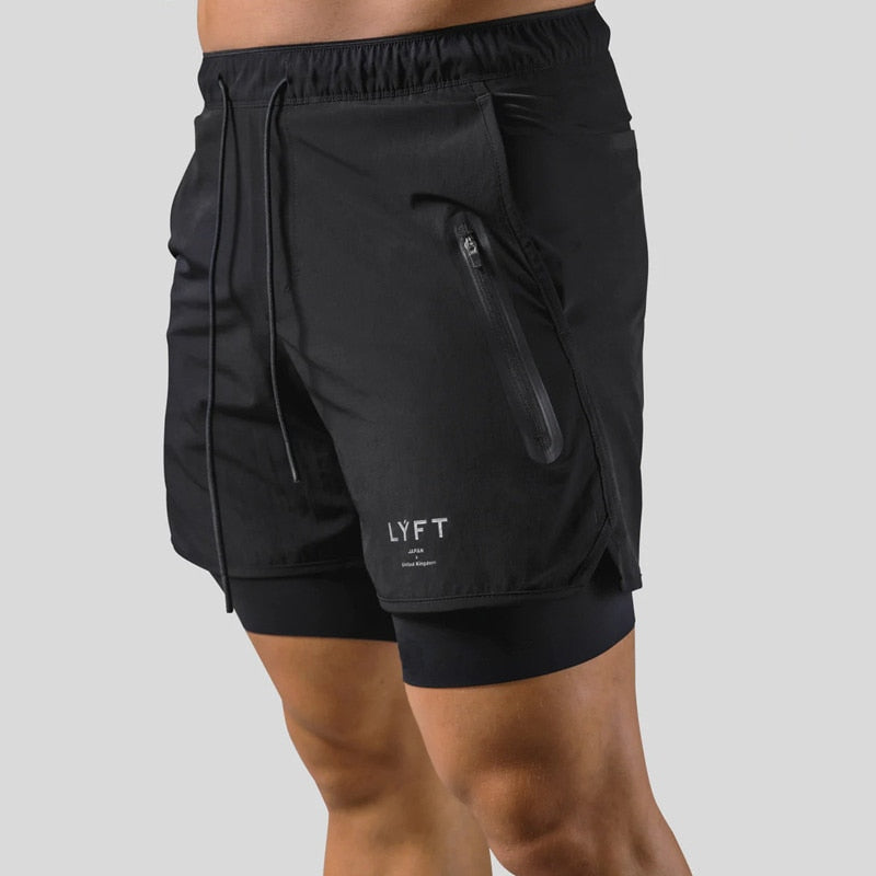 Axel – Stijlvolle sportshorts met elastische tailleband en veilige zakken