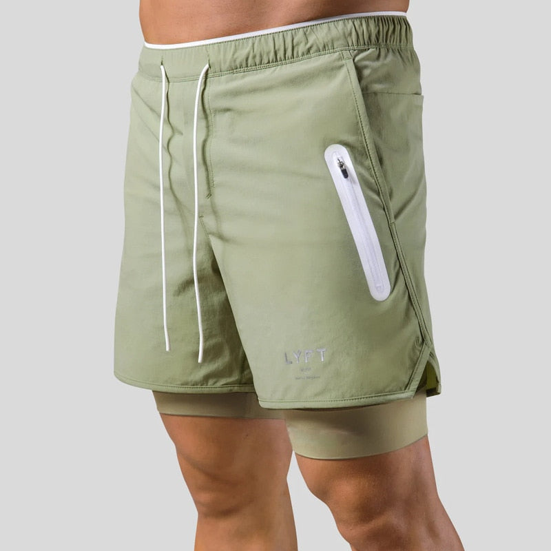 Axel – Stijlvolle sportshorts met elastische tailleband en veilige zakken