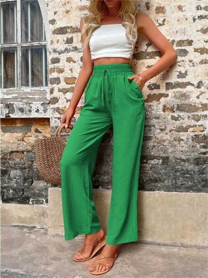 Ferda - Stijlvolle losse broek met flatterende hoge taille