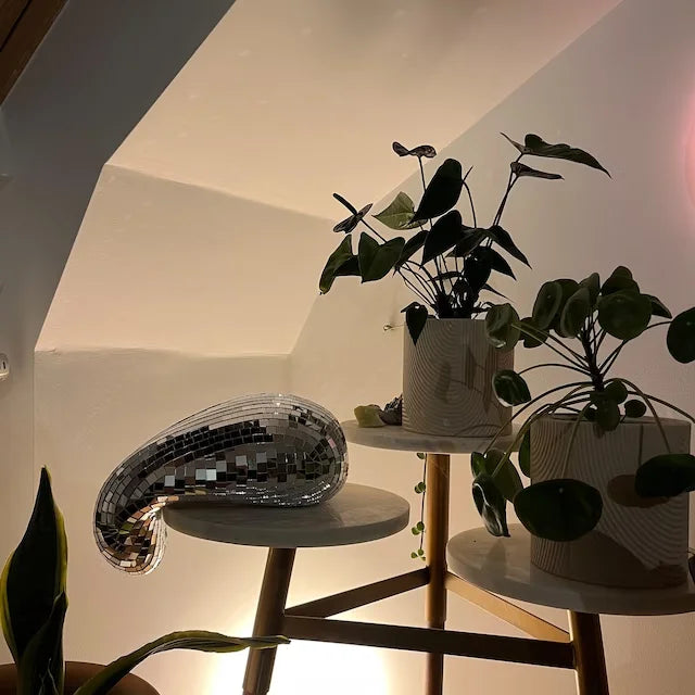 GlowMelt - Handgemaakt decoratief stuk met reflecterende mozaïektegels