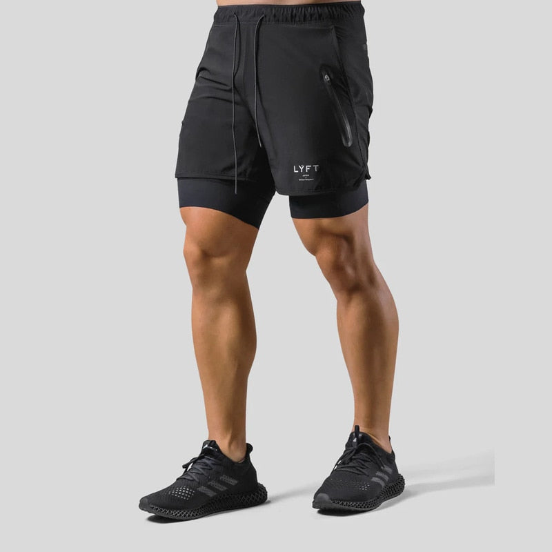 Axel – Stijlvolle sportshorts met elastische tailleband en veilige zakken