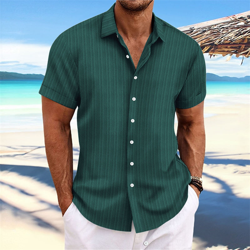 Fritz - Laid-Back Shirt met Halve Mouwen