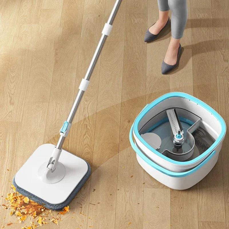 FreshFlo – 360° Draaibare Mop en Emmerset met Scheiding van Vuil Water