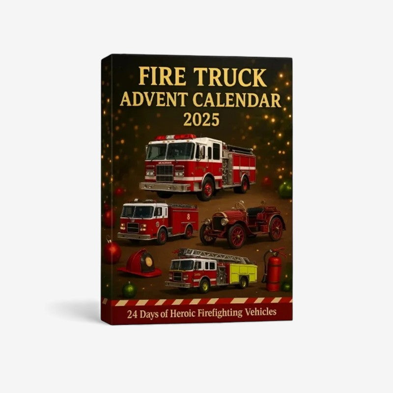 RescueRide – Brandweerwagen Adventskalender voor Kerstaftelling Display