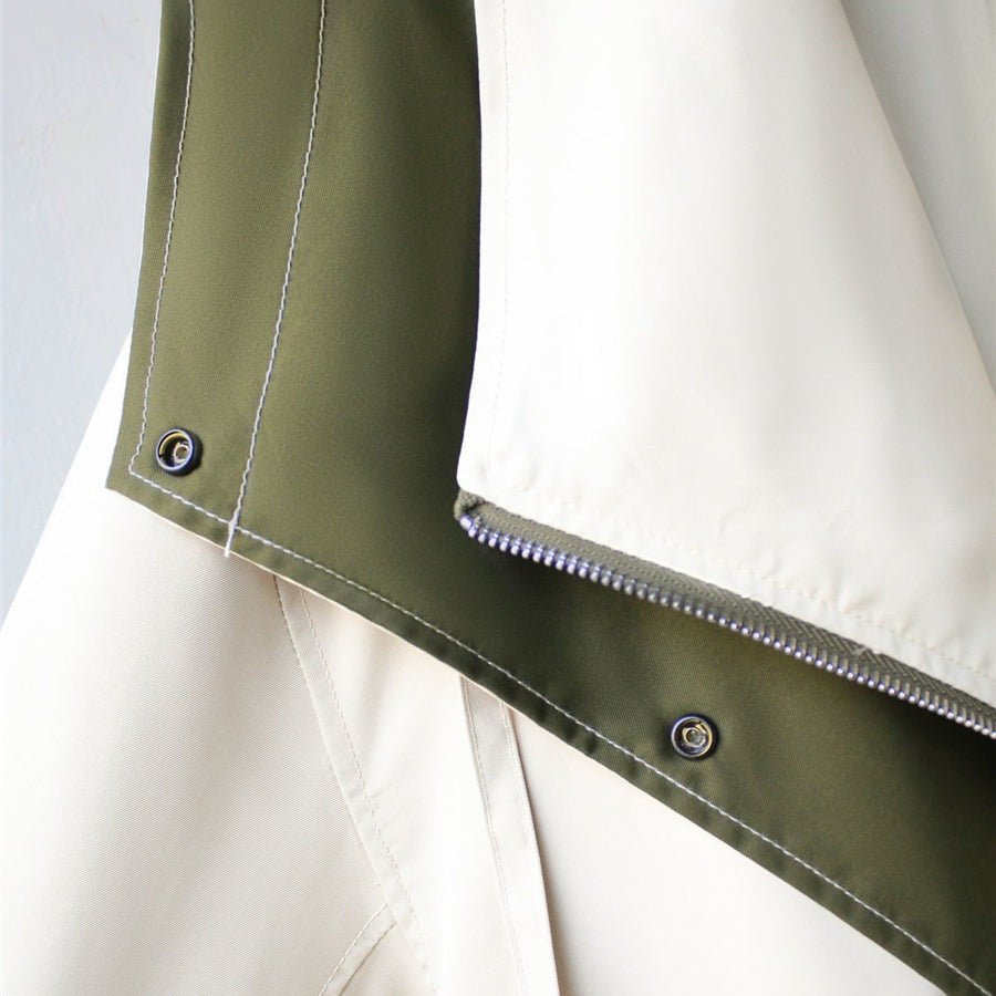 Lotte - legant waterafstotende trenchcoat met knoop vooraan