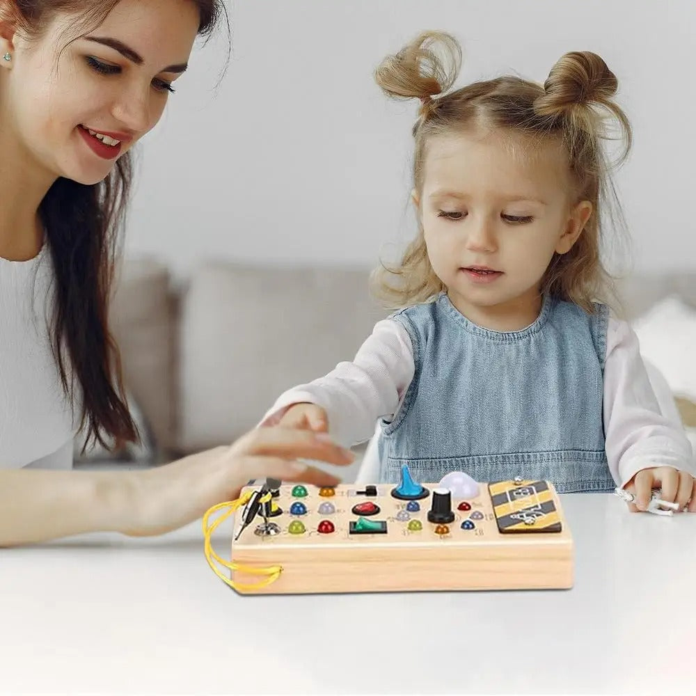 SwitchBright - LED Interactief Montessori Speelbord voor Kleuters
