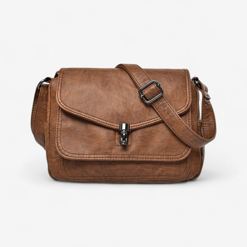 Audrey – Handtas met verstelbare schouderriem en meerdere ritsvakken